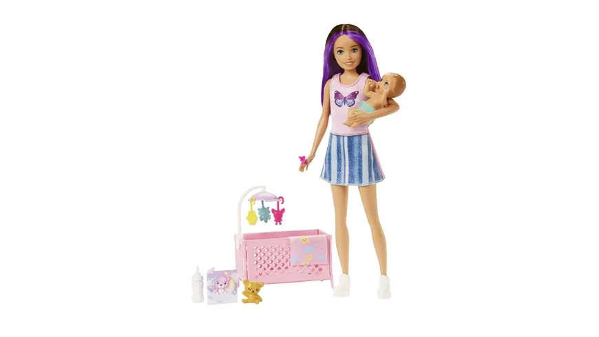 Barbie „Skipper Babysitters Inc.” Skipper Playset - Sleepy Baby Skipper
