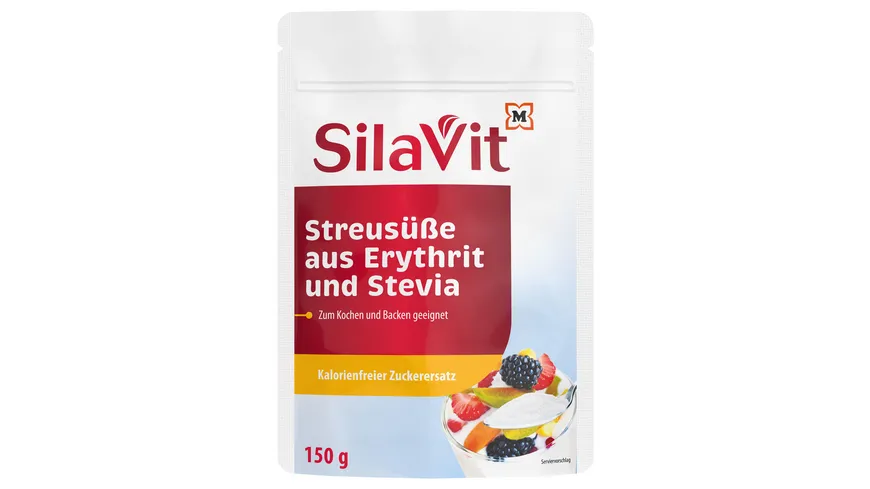 SilaVit Streusüße aus Erythrit und Stevia