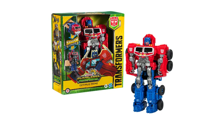 Hasbro - Transformers Bumblebee Cyberverse Adventures Smash Changer Optimus Prime