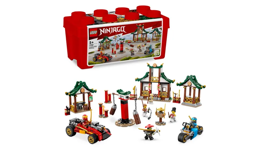 LEGO NINJAGO 71787 Kreative Ninja Steinebox, Konstruktionsspielzeug