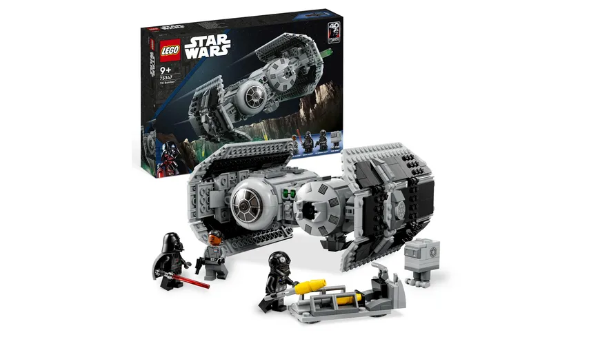 LEGO Star Wars 75347 TIE Bombe Modellbausatz mit Darth Vader
