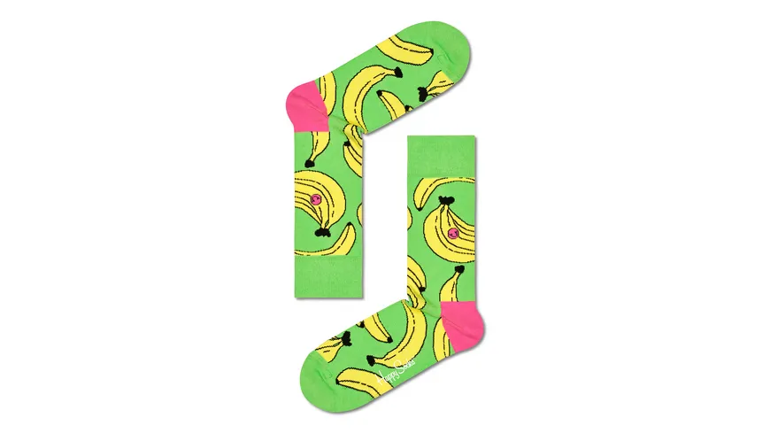 Happy Socks Damen Socken Banana