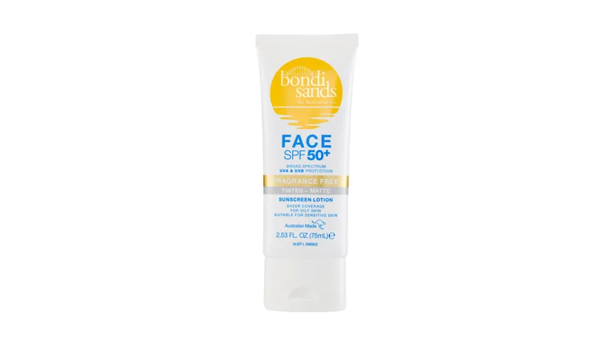 bondi Sands SPF 50+ Fragrance Free Matte Tinted Face Lotion