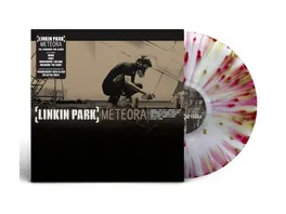 Meteora Translucent Gold and Red Splatter Vinyl