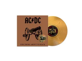 For Those About To Rock We Salute You gold vinyl