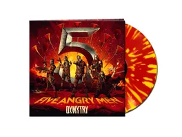 Five Angry Men Ltd Gtf Red Yellow Splatter Vinyl