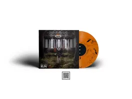 Run Orange Black Marbled LP