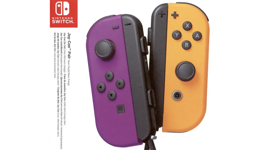 Nintendo Switch - Controller Joy-Con Neon-Lila / Neon-Orange