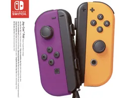 Nintendo Switch Controller Joy Con Neon Lila Neon Orange