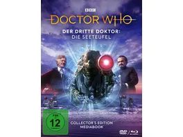 Doctor Who Der Dritte Doktor Die Seeteufel Mediabook Edition DVD Blu ray Combo LTD