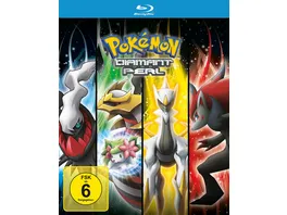 Pokemon Diamant und Perl Movie Collection 4 Filme 4 BRs