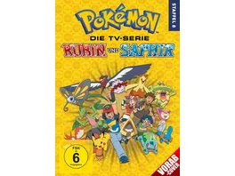Pokemon Die TV Serie Rubin und Saphir Staffel 8 6 DVDs
