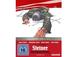 Steiner Das Eiserne Kreuz Limited Steelbook Edition 4K Ultra HD 2 Blu rays