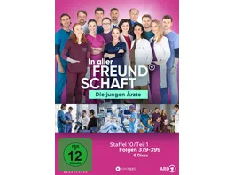 In aller Freundschaft Die jungen Aerzte Staffel 10 Teil 1 Folgen 379 399 6 DVDs