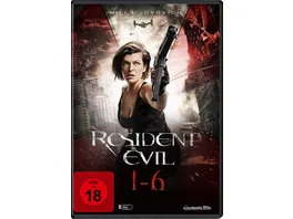 Resident Evil 1 6 6 DVDs