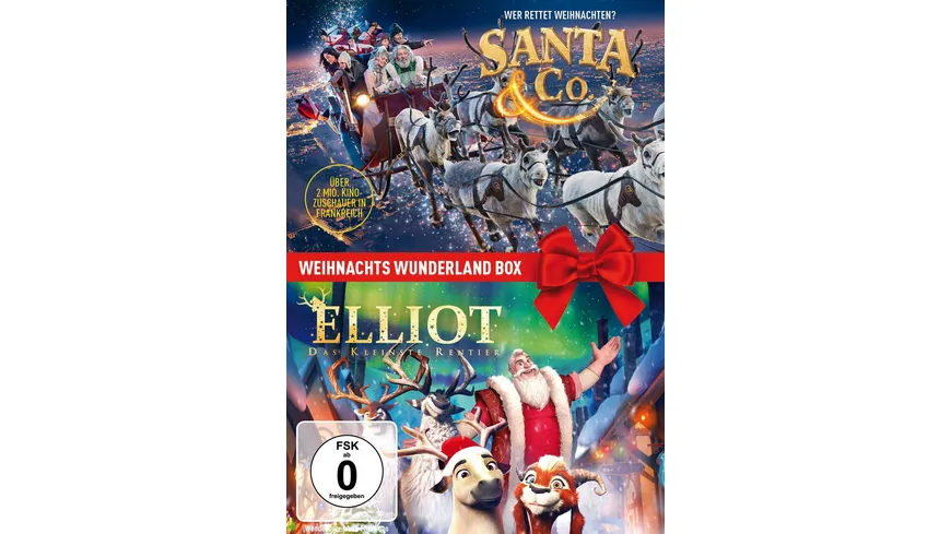 Weihnachts Wunderland Box Santa & Co. + Elliot  [2 DVDs]