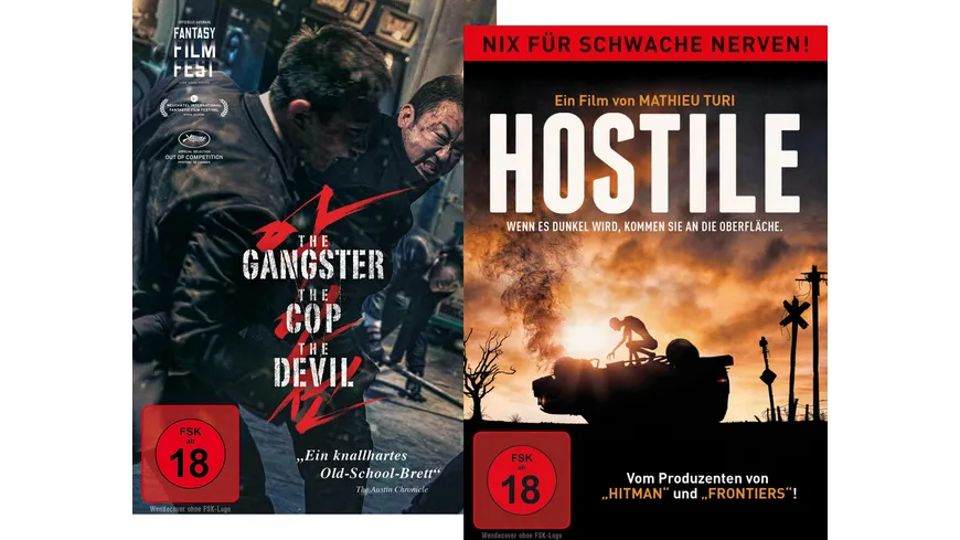 Bundle: The Gangster,The Cop, The Devil / Hostile LTD.  [2 DVDs]