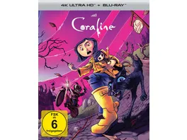 Coraline Steelbook 4K Ultra HD Blu ray