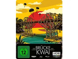 Die Bruecke am Kwai Remastered Steelbook 4K Ultra HD Blu ray