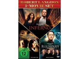 The Da Vinci Code Sakrileg Illuminati Inferno 3 DVDs