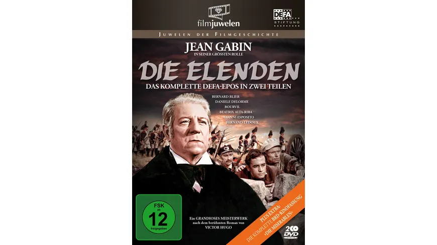 Die Elenden / Die Miserablen - Der legendäre Kino-Zweiteiler (DEFA Filmjuwelen) (2 DVDs)