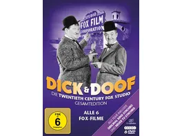 Dick und Doof Die Fox Studio Gesamtedition Alle 6 Fox Filme Filmjuwelen 6 DVDs