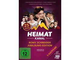 Romy Schneider Jubilaeums Edition 25 Jahre Heimatkanal 5 DVDs