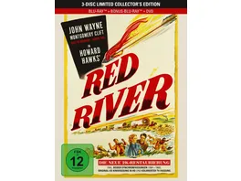 Red River Panik am roten Fluss 3 Disc Limited Collector s Edition im Mediabook Blu ray Bonus Blu ray DVD
