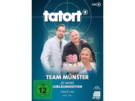 Tatort Team Muenster Thiel Boerne 20 Jahre Jubilaeums Edition Folge 1 40 20 DVDs