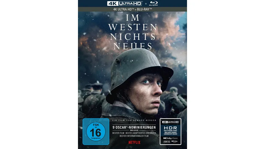Im Westen nichts Neues (2022) - 2-Disc Limited Collector's Edition im Mediabook  (4K Ultra HD) (+ Blu-ray)