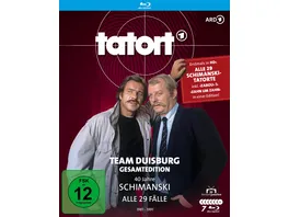 Tatort Duisburg 40 Jahre Schimanski Gesamtedition Alle 29 Folgen inkl Zahn um Zahn und Zabou 7 BRs
