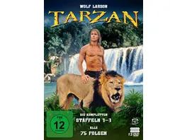 Tarzan Die komplette Serie mit Wolf Larson Alle 75 Folgen Fernsehjuwelen 12 DVDs