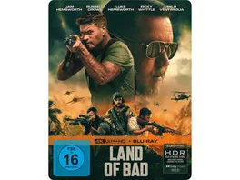 Land of Bad 2 Disc Limited SteelBook 4K Ultra HD Blu ray