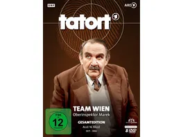 Tatort Team Wien Oberinspektor Marek Gesamtedition Alle 16 Faelle mit Fritz Eckhardt 8 DVDs