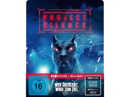 Project Silence 2 Disc Limited SteelBook 4K Ultra HD Blu ray