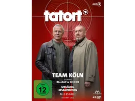 Tatort Team Koeln Ballauf Schenk 25 Jahre Jubilaeums Gesamtedition Alle 85 Folgen von 1997 2022 43 DVDs