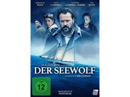 Der Seewolf Die neueste Verfilmung des Jack London Stoffes in 2 Teilen mit Sebastian Koch Fernsehjuwelen 2 DVDs