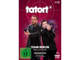 Tatort Team Berlin Rubin und Karow Gesamtedition Alle 16 Folgen mit Meret Becker Mark Waschke 8 DVDs