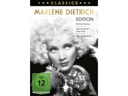 Marlene Dietrich Edition Blonde Venus Der Teufel ist eine Frau Der grosse Bluff 3 Filme auf 3 DVDs