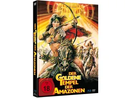 Der goldene Tempel der Amazonen Uncut Fassung Limited Mediabook in HD neu abgetastet Blu ray DVD Booklet