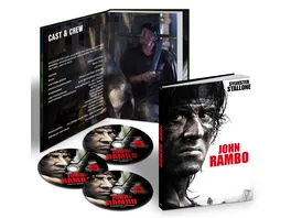 John Rambo 4K US Kinofassung Extended Cut Limited Mediabook Edition UHD 2 Blu ray