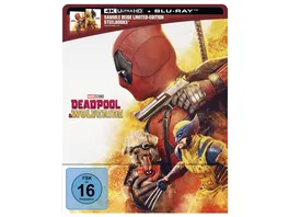 Deadpool Deadpool Wolverine Limited Edition Steelbook Deadpool 4K Ultra HD Blu ray