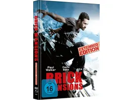 Brick Mansions Limited Extended Mediabook Edition Cover A limitiert auf 555 Stueck durchnummeriert DVD Booklet