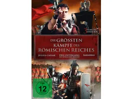 Die groessten Kaempfe des Roemischen Reiches Der Untergang des Roemischen Reiches Julius Caesar Barabbas 3 DVDs