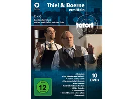 Tatort Muenster Thiel Boerne ermitteln Fall 21 30 LTD 10 DVDs