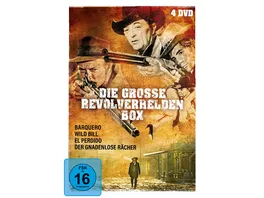Die grosse Revolverhelden Box Barquero Der gnadenlose Raecher El Perdido Wild Bill 4 DVDs