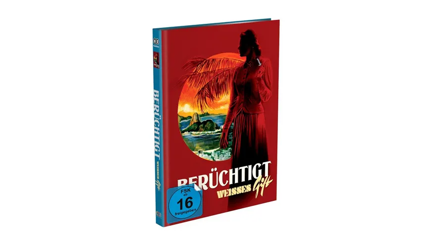 Alfred Hitchcock – Berüchtigt (Weißes Gift) (1946) – 2-Disc Mediabook Cover A (Blu-ray + DVD) Limited 999 Edition