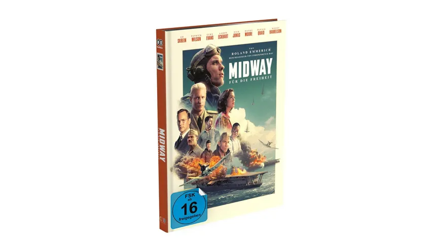Midway - Für die Freiheit - 2-Disc Mediabook Cover A (4K UHD + BD) Limited 999 Edition – Uncut