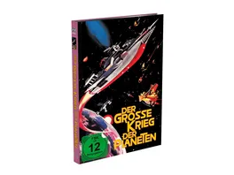 DER GROSSE KRIEG DER PLANETEN 2 Disc Mediabook Cover A Blu ray DVD Limited 500 Edition