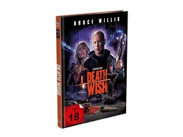 DEATH WISH 2 Disc Mediabook Cover A 4K UHD Blu ray Limited 999 Edition